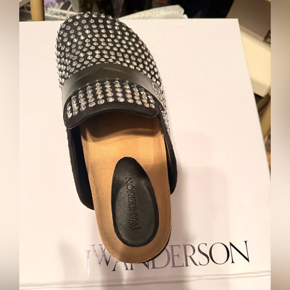 JW Anderson Crystal Studded Slides. - Picture 7 of 9
